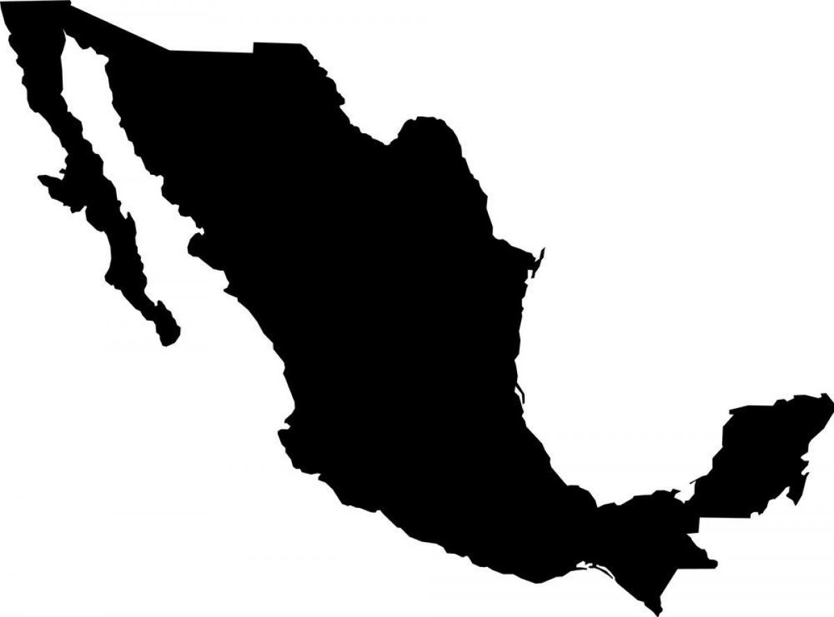 Mexico vector map
