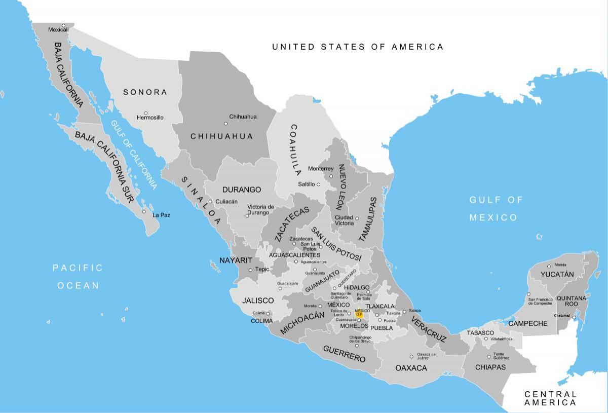 Mexico state map